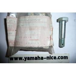 Boulon avec trou de barre de support de tambour arrière origine YAMAHA DT1 de 1971 / DT2 de 1972