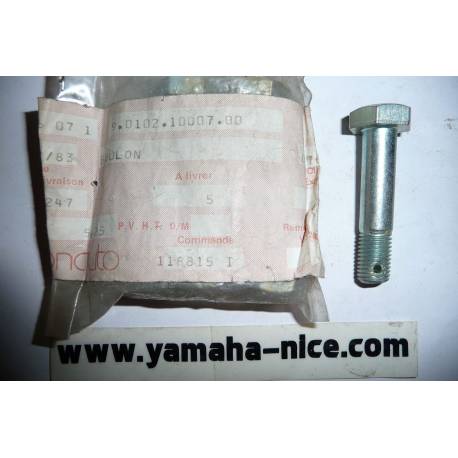 Boulon avec trou de barre de support de tambour arrière origine YAMAHA DT1 de 1971 / DT2 de 1972