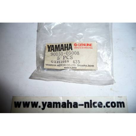 Vis de couvercle de maitre cylindre avant origine YAMAHA XS 500 de 1976 et SR 500 de 1978