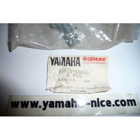 Boulon de support de repose pied origine YAMAHA XS 400 de 1982 et XJ 550 de 1981