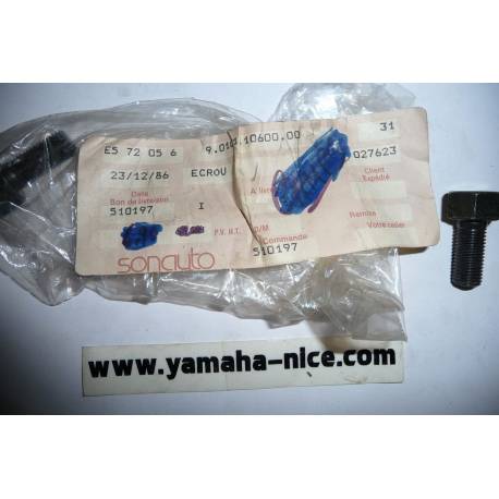 Écrou origine YAMAHA  réf  90101-10600