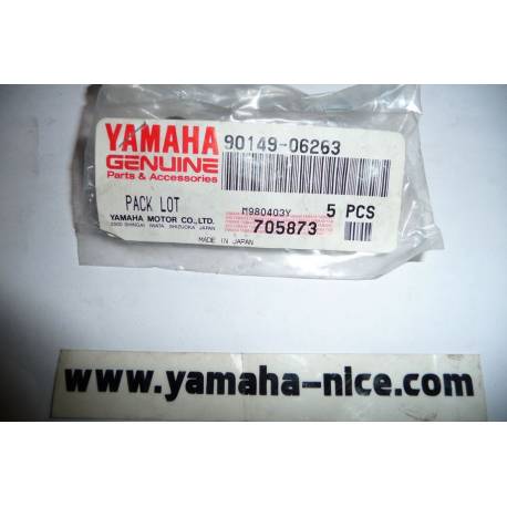 Vis de corps de carénage origine YAMAHA XT 600 de 1990 à 1995 et XT 500 de 1990 à 1993