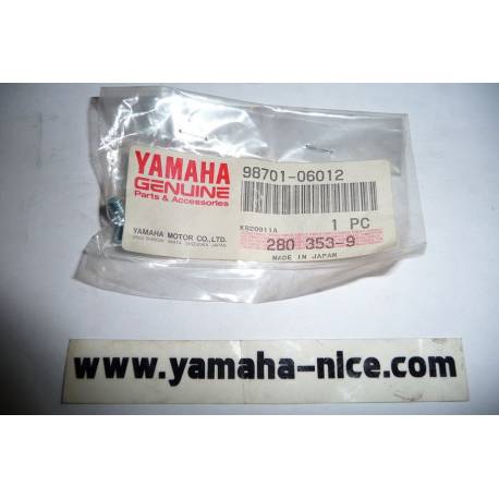 Vis de plaque de butée ( carter ) origine YAMAHA WR 250 de 1991 à 1994 / XT 600 de 1990 à 1994