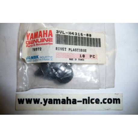 Rivet plastique derrière l optique pour YAMAHA LW50 1990-2009 LW65
