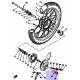 Bague de l'axe avant pour YAMAHA TY50 1977 YZ125 1978