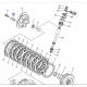 Ressort de compression de disque de pression origine YAMAHA pour FZ6 de 2004 à 2007