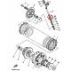 Ressort d'axe de levier de débrayage origine YAMAHA pour TRX 850 de 1995 à 1999 et TDM 850 de 1996 à 2001