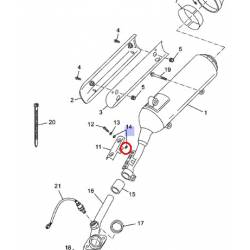 Rondelle d’échappement pour YAMAHA XP500 2007 VP125 2008-2012 
