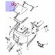Vis plastique de pare brise origine YAMAHA pour XJ 900 de 1983