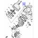 Boulon du boitier filtre à air pour YAMAHA YZ 125 de 1989 à 1999 et DT 125 de 1989