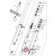 Boulon de fourche pour YAMAHA FZX750 1987-1993
