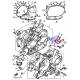 Vis tête noyée sur carter pour YAMAHA XV500 1983-1996 FZR1000 1987 