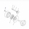 Vis a tête hexagonale de démarreur origine YAMAHA pour XMAX 250 de 2005 à 2011 