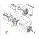 Potence origine YAMAHA pour TMAX 500 de 2001 à 2003