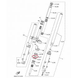 Clips de joint spy de fourche origine YAMAHA pour TMAX 500 / 530 de 2008 à 2012