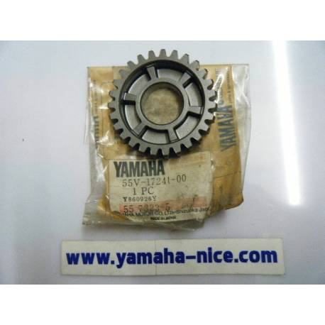 Pignon 4ème secondaire ( 27 dents ) origine YAMAHA pour XT 350 de 1986 à 1996
