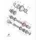 Pignon secondaire de transmission ( 30 dents ) origine YAMAHA pour XS 650 de 1983