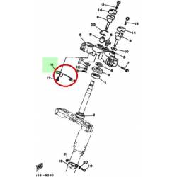 Guide câbles pour YAMAHA XTZ750 1989-1995 XTZ660 1991-1996 