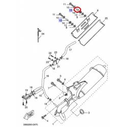 Entretoise plaque de pot pour YAMAHA CW50 2000-2012 VP125 2008