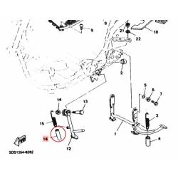Guide de béquille latérale origine YAMAHA pour MAJESTY 125 de 1998 à 2009