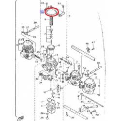 Couvercle de carburateur pour YAMAHA XJ600 1989-1991