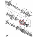 Pignon de transmission 3em secondaire pour YAMAHA XT350 1986-1996