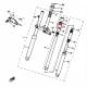 Coussinet coulissant de fourche origine YAMAHA pour PW 50 de 1988 et 1990