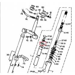 Rondelle de fourche origine YAMAHA pour XJ 900 de 1983 et XS 1100 de 1980