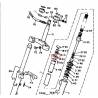 Rondelle de fourche origine YAMAHA pour XJ 900 de 1983 et XS 1100 de 1980