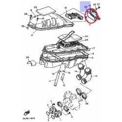 Joint couvercle de filtre a air YAMAHA XTZ 600 et 500 de 1988 à 1990
