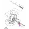 Vis / boulon de roue arriere (par 3) YAMAHA TMAX 500 de 2001 à 2006