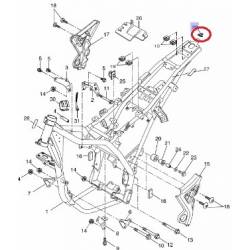 Silent bloc pare boue YAMAHA VMAX 1200 et XJR 1300