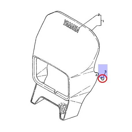 Vis à usage universel pour YAMAHA YB100 1987 SRX400 1985-1988