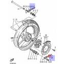Écrou de tendeur de chaîne pour YAMAHA SRZ660 1995-1997