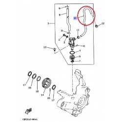 Durite de pompe à huile pour YAMAHA CX50 1988-1990 TZR250 1991-1992