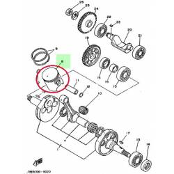 Piston 0.25mm pour Yamaha DT125 1989-1991