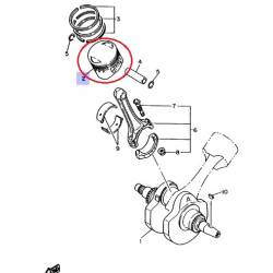 Piston STD pour Yamaha XVS 650 1997-2001