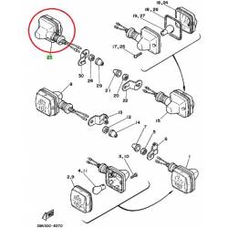 Clignotant arrière pour YAMAHA DT200 1988-1989 DT125 1988-1998