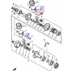 Axe piston pour YAMAHA BR250 1988-1996 PZ480 1986