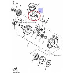 Piston 0.25mm pour YAMAHA BR250 1982-2011 