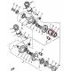 Joint labyrinthe pour Yamaha ET340 1988-1996 CS340 1988-1990