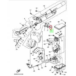 Écrou auto bloquant pour Yamaha XVS125 2000-2004 XVS250 2000-2004