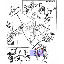 Antiparasite pour Yamaha BR250 1989-1997 ET340 1988-1996