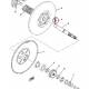 Axe d'arbre secondaire pour Yamaha EL433 1973 EW433 1973