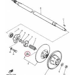 Pion de centrage pour Yamaha BR250 1982-2011