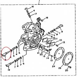 Pointeau pour Yamaha WR650 1990