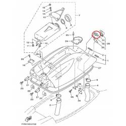 Crochet de vérrouillage pour jet ski Yamaha SJ700 1994 2011 SJ650 1990 1993