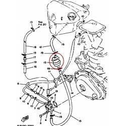 Sous réservoir d'huile pour jet ski Yamaha WRA650 1990 1993 WRB 650 1991 1994