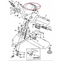 Dosseret de guidon pour jet ski Yamaha WJ500 1987 1988