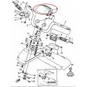 Dosseret de guidon pour jet ski Yamaha WJ500 1987 1988
